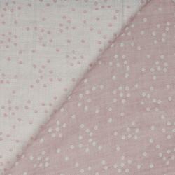 35808-027 Musselin Double Gauze Druck Jacquard