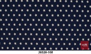 36526-108 Baumwoll Druck Sterne