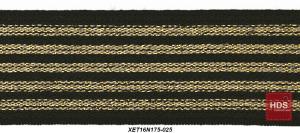 XET16N175-025 Elastic Lurex Stripes-Panther
